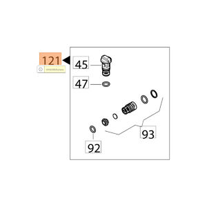 Szelep PW 120, 121, 135, 136, 145, 175, 190, 250