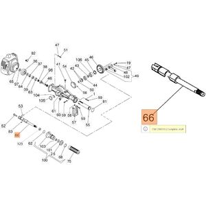 Komplett  tengely, csukl&oacute;stengely  OS 550 ERGO