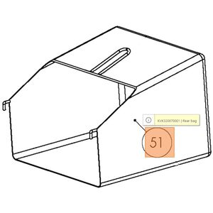 Fűgyűjtő zs&aacute;k SR 40 R45, SR 40 S50