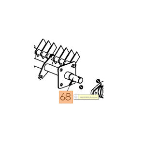 Rotor tengely  SR 50 H60