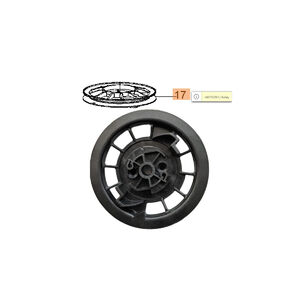 Tipusok: K 500 / K 600 / K-650 / K-700 / K 800 motorokhoz 130mm &aacute;tm&eacute;rő X 14.5 mm furat X 15 mm sz&eacute;les Műanyag szag&uacute;