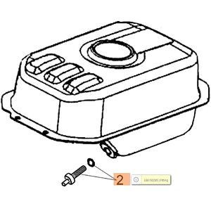 &Uuml;zemanyag szűrő, tank alatt Emak motorok (K 700 H, K 800H-HC-HT)  tank alatt