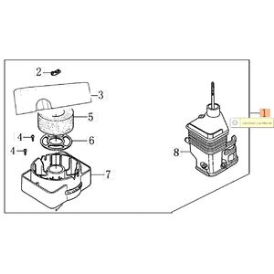L&eacute;gszűrő h&aacute;z komplett v&iacute;zszintes, olajt&uuml;kr&ouml;s, K 700H,K 800H-HC-HT EMAK&reg; motor