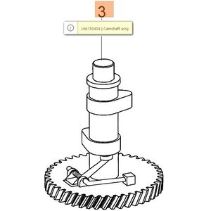 Verz&eacute;rmű tengely  K 500, K 600, K 650, K 40 motorokhoz