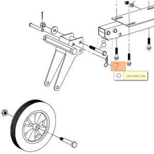 Csapszeg, r&ouml;gz&iacute;tő szeg MH 155K, MH 175 RK-RKS,197 RK-RKS, 198 RK, BT 195, 218