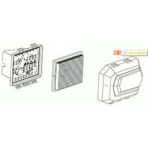 L&eacute;gszűrő h&aacute;z fed&eacute;l K 605, 655 - 2021 ut&aacute;ni &Uacute;J EMAK&reg; motor