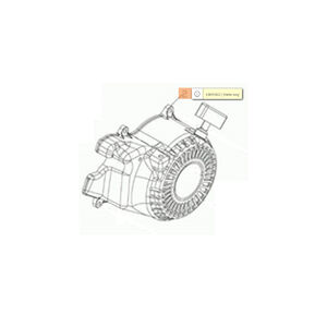 Ind&iacute;t&oacute; komplett MH 155 K v&iacute;zszintes tengelyű, &aacute;ll&oacute; EMAK motorokhoz