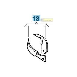 Kapak&eacute;s szett 70+80 cm rotor -10 db jobb + 10 db bal - Bertolini 406,408,410,411,413,417