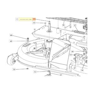 Tengely k&eacute;s tengely bal oldali - 124/22H