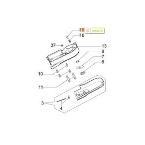 Olajz&oacute; gomb BC 240-241 D, BC 300 D, EP 120, PP 250-270, PPX 250-270-271