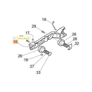 Tart&oacute; gumibakhoz jobb  HC 246-247 P,  HC 260-265-275-280 XP