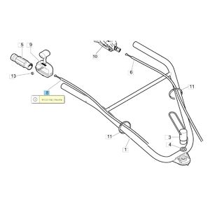 G&aacute;zbowden g&aacute;zbovden (nem le&aacute;ll&iacute;t&oacute;s), 190 R Honda, (YF1231715 is) MH 160-180-190 