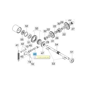 Excenter tengely,  Bertolini 110-210-212-400 