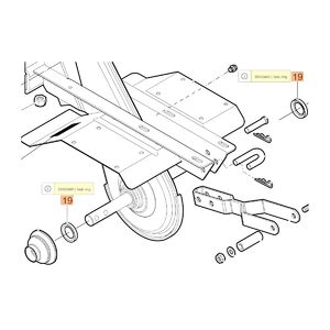 Szimmering (kapa kihajt&aacute;s) 25 x 40 x 7 - MH 150 - MH 180 - MH 190 series - N0209500, 3050046