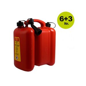 &Uuml;zemanyag kanna 6+3 literes piros