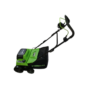 Gyepszellőztető gyűjtős akkumulátoros Greenworks GD2X24SC38II