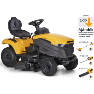 STIGA oldalkidob&oacute;s fűny&iacute;r&oacute; traktor TORNADO 398