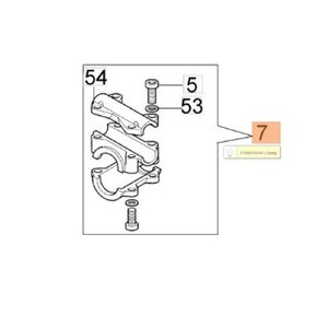 Kormány tartó komplett Sparta 25, 26, 250, 37, 370, 38, 380, 42 - BF000141