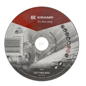 Kramp v&aacute;g&oacute;t&aacute;rcsa 125x1.0 mm ac&eacute;lhoz &eacute;s rozsdamentes ac&eacute;lhoz