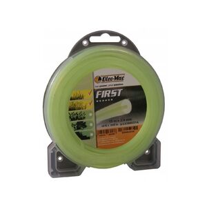 Fűnyíró damil Oleo-Mac 2.4x15m kerek sárgászöld First