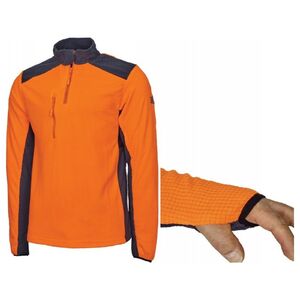 Polár pulóver narancs XL, SOLIDUR