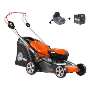 Fűnyíró szett Gi 44 P + 5 Ah akkumulátor + CRG töltő 40V rendszer