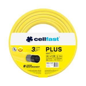 CELLFAST Locsolótömlő 3 rétegű PLUS 1/2&quot  50 m