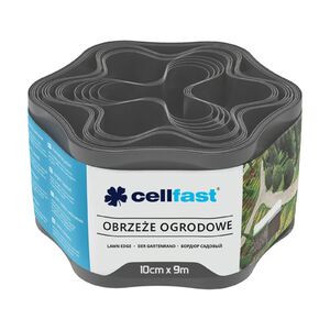 CELLFAST Ágyásszegély hullámos 10 cm x 9 m grafit