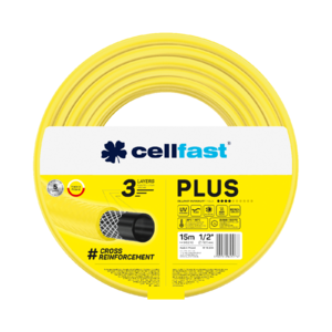 CELLFAST Locsolótömlő 3 rétegű PLUS 1/2&quot  15 m